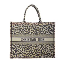 Dior Book Tote Large Leopard