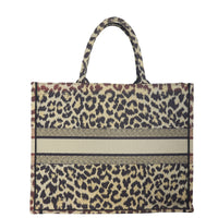 Dior Book Tote Large Leopard