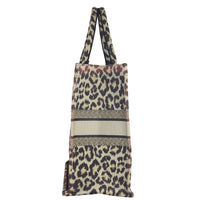 Dior Book Tote Large Leopard