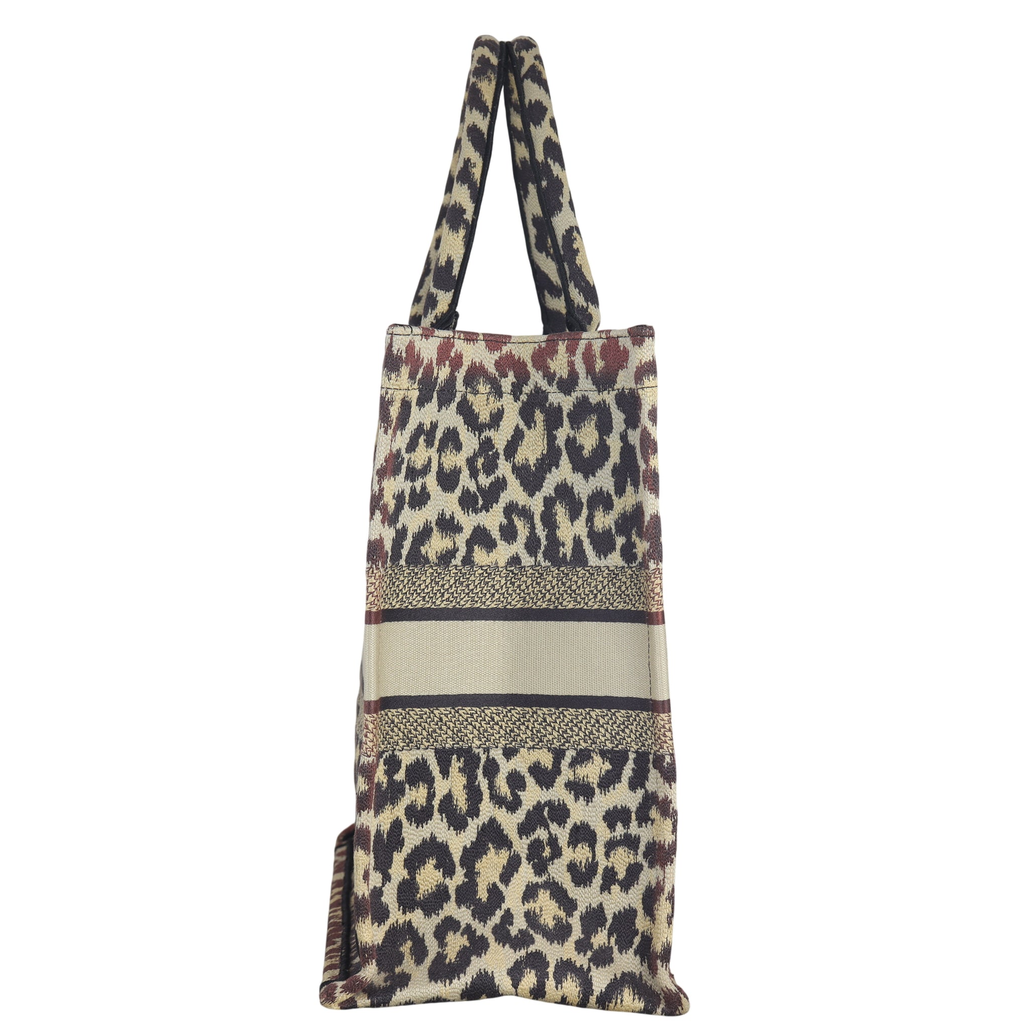 Dior Book Tote Large Leopard