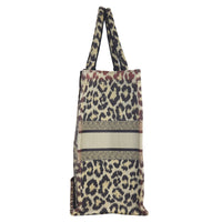Dior Book Tote Large Leopard