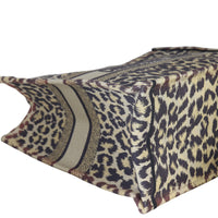 Dior Book Tote Large Leopard