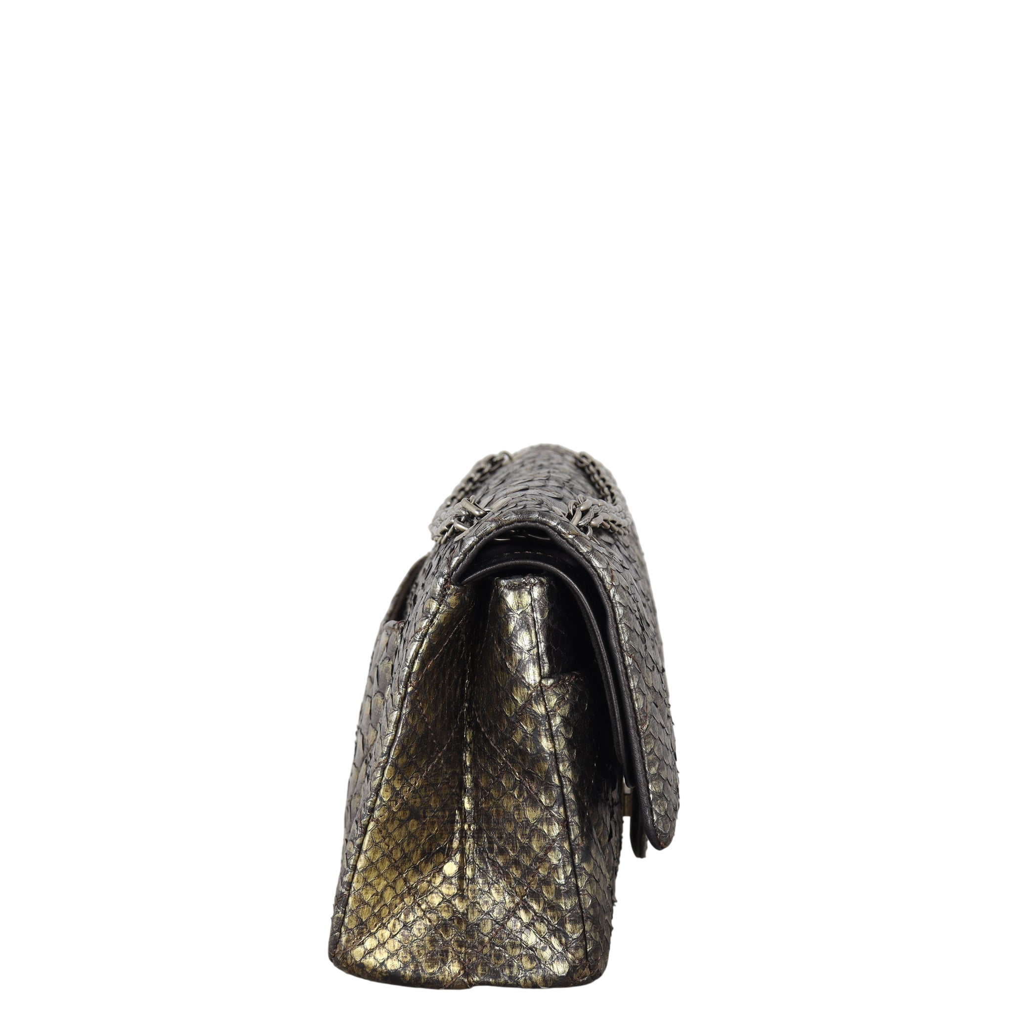 Chanel 2.55 Reissue 225 Double Flap Bag Python