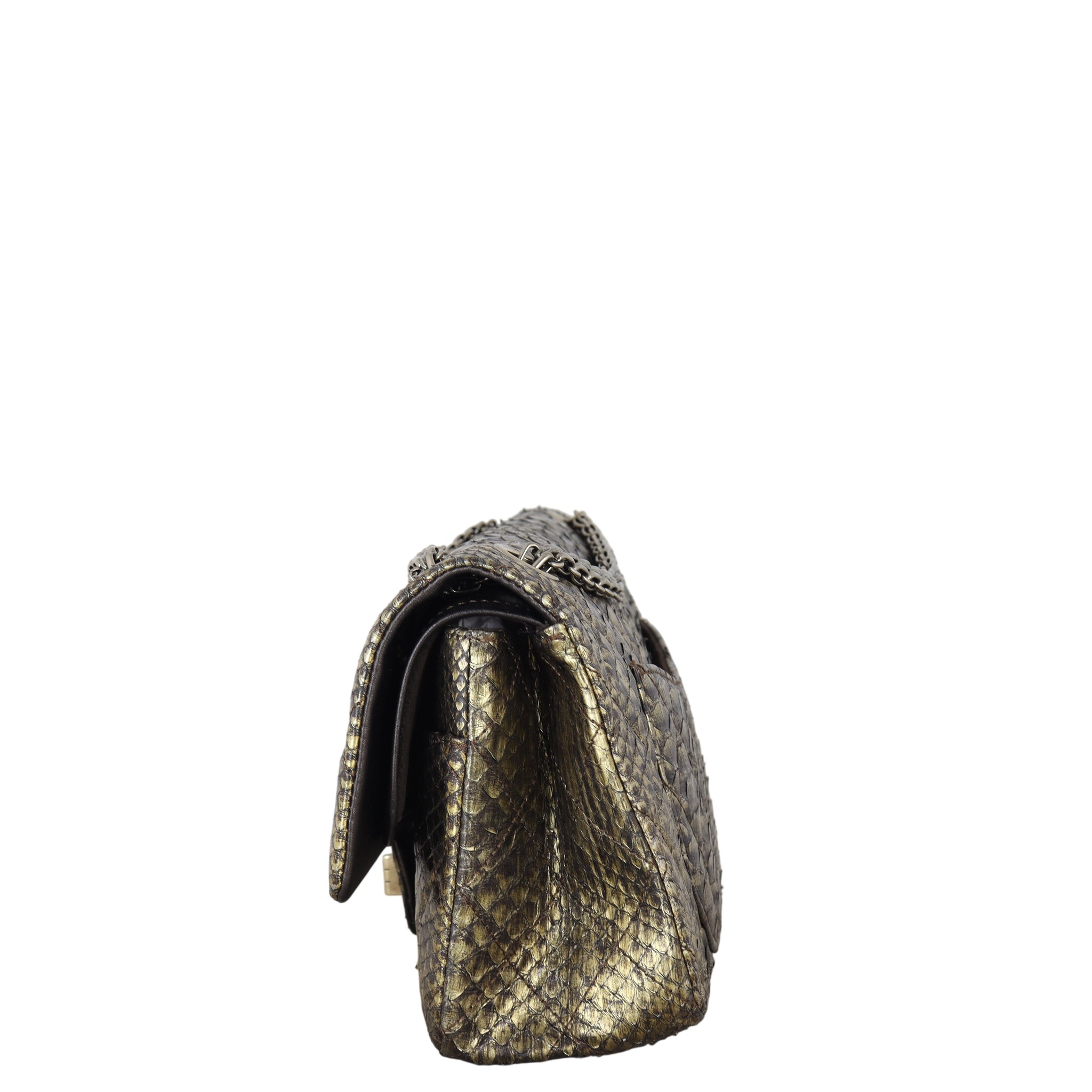 Chanel 2.55 Reissue 225 Double Flap Bag Python