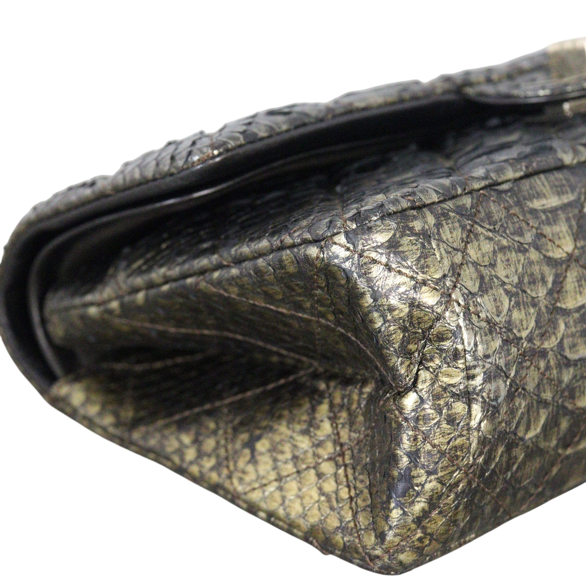 Chanel 2.55 Reissue 225 Double Flap Bag Python