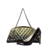 Chanel Just Mademoiselle Bowler Bag Patent