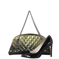Chanel Just Mademoiselle Bowler Bag Patent