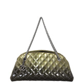 Chanel Just Mademoiselle Bowler Bag Patent