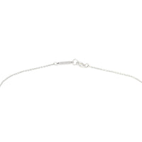 Tiffany & Co Hearts Platinum Diamond Pendant Necklace Mini