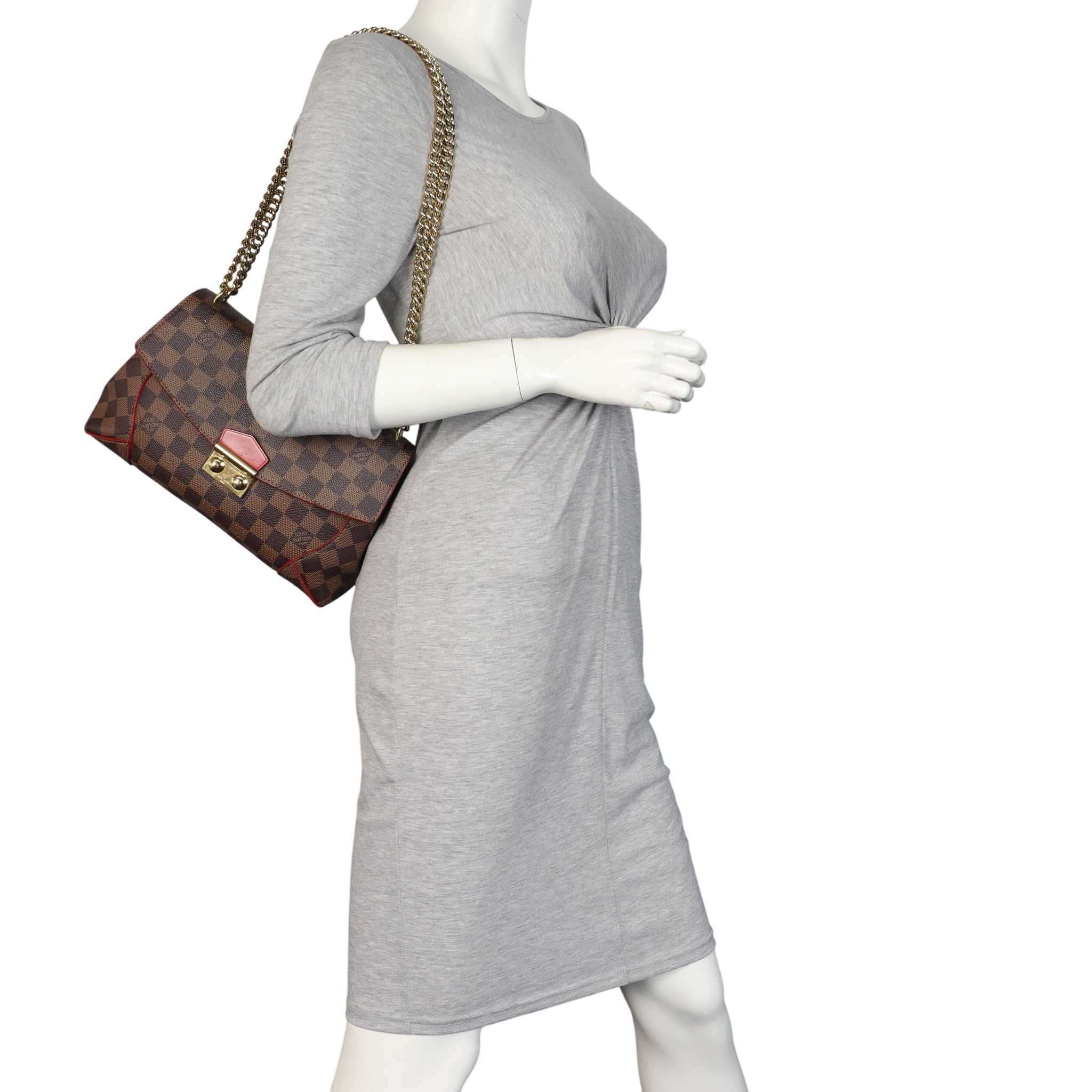 Louis Vuitton Caissa Chain Bag Damier Ebene