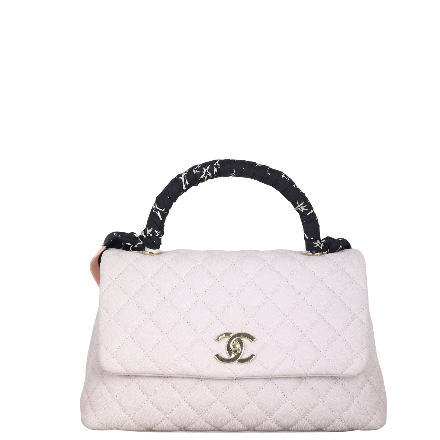 Chanel Coco Top Handle Flap Bag Medium