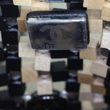 Chanel Metiers d'Art Crystal Wood Clutch on Chain