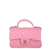 Chanel Classic Flap Mini Rectangular Top Handle Lambskin