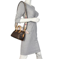 Louis Vuitton Speedy 20 Bandouliere Monogram with Embroidered Strap
