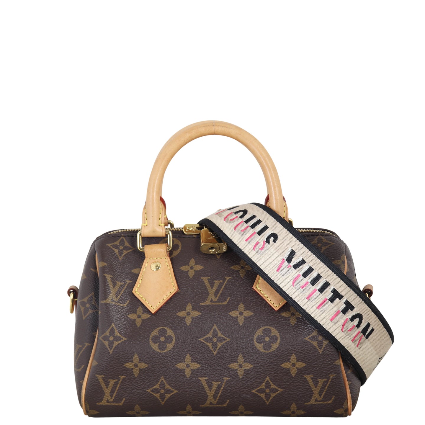 Louis Vuitton Speedy 20 Bandouliere Monogram with Embroidered Strap