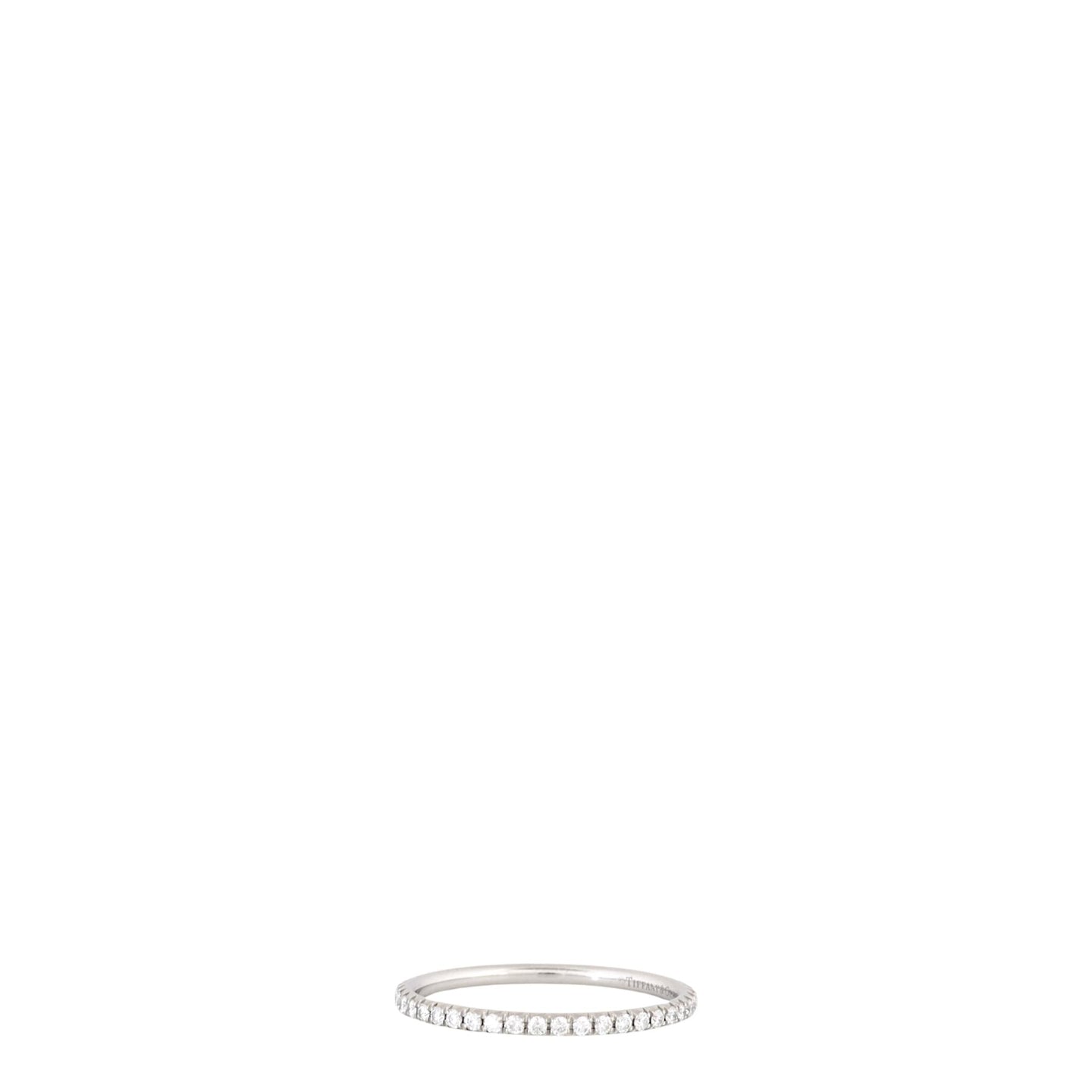 Tiffany & Co Metro Full Eternity Platinum Diamond Ring
