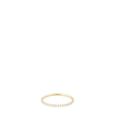 Tiffany & Co Metro Full Eternity Diamond 18k Yellow Gold Ring