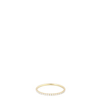 Tiffany & Co Metro Full Eternity Diamond 18k Yellow Gold Ring