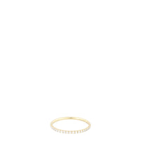 Tiffany & Co Metro Full Eternity Diamond 18k Yellow Gold Ring