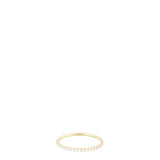 Tiffany & Co Metro Full Eternity Diamond 18k Yellow Gold Ring