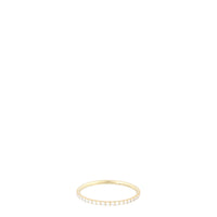 Tiffany & Co Metro Full Eternity Diamond 18k Yellow Gold Ring