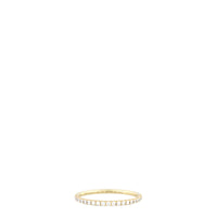 Tiffany & Co Metro Full Eternity Diamond 18k Yellow Gold Ring