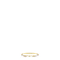 Tiffany & Co Metro Full Eternity Diamond 18k Yellow Gold Ring