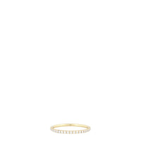 Tiffany & Co Metro Full Eternity Diamond 18k Yellow Gold Ring