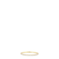 Tiffany & Co Metro Full Eternity Diamond 18k Yellow Gold Ring