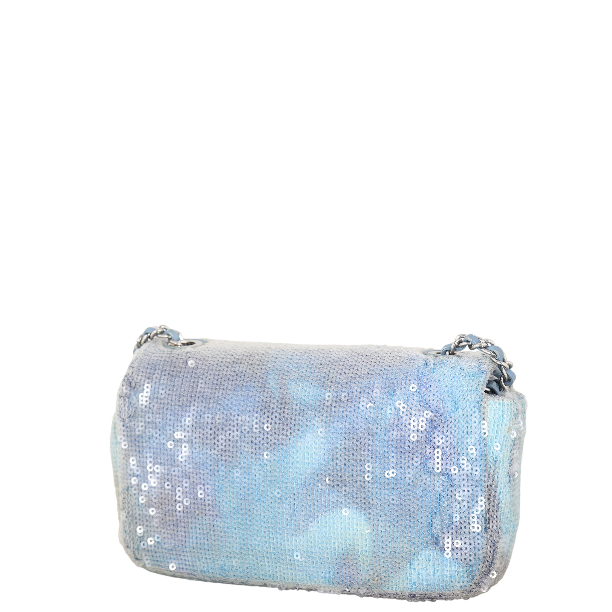 Chanel Classic Single Flap Mini Sequin Waterfalls