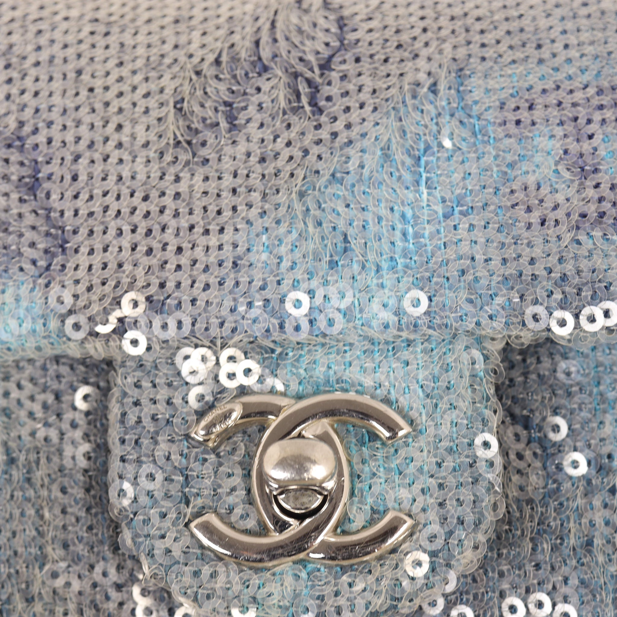 Chanel Classic Single Flap Mini Sequin Waterfalls