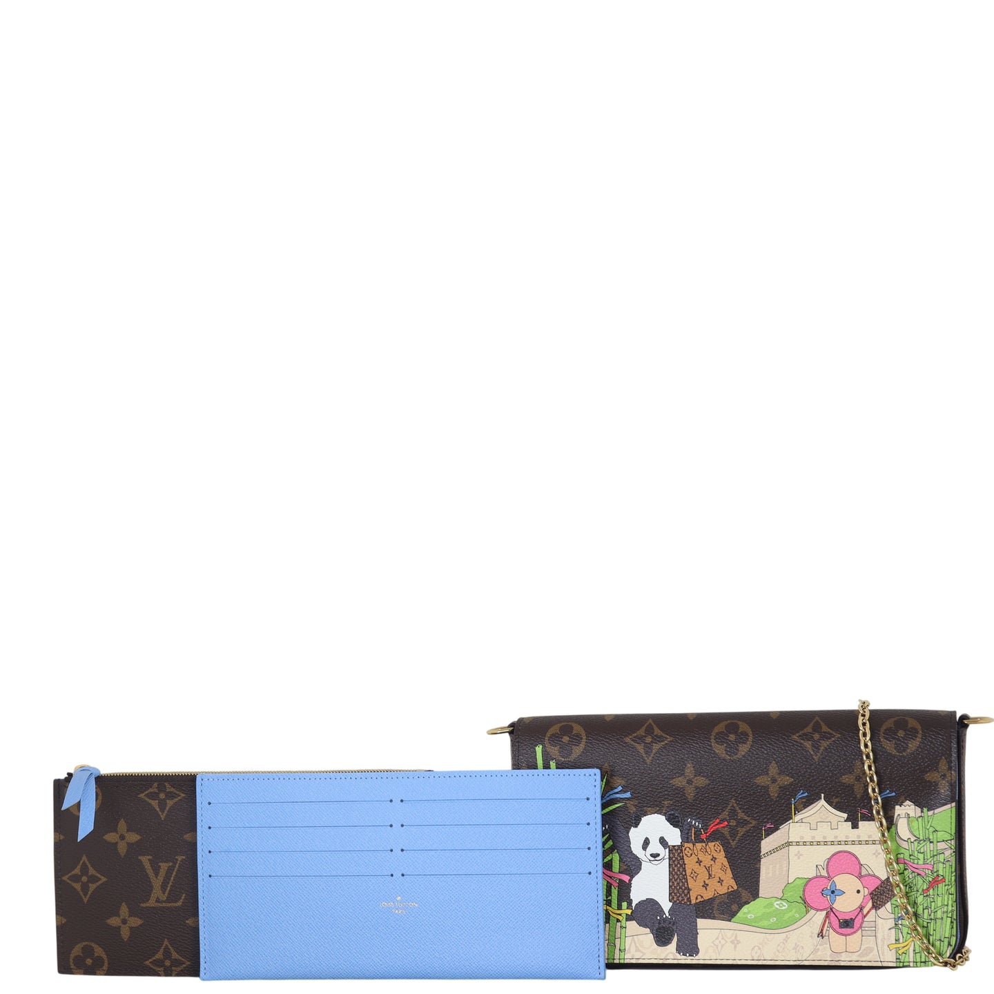 Louis Vuitton Felicie Pochette Monogram Vivienne 2021 Print