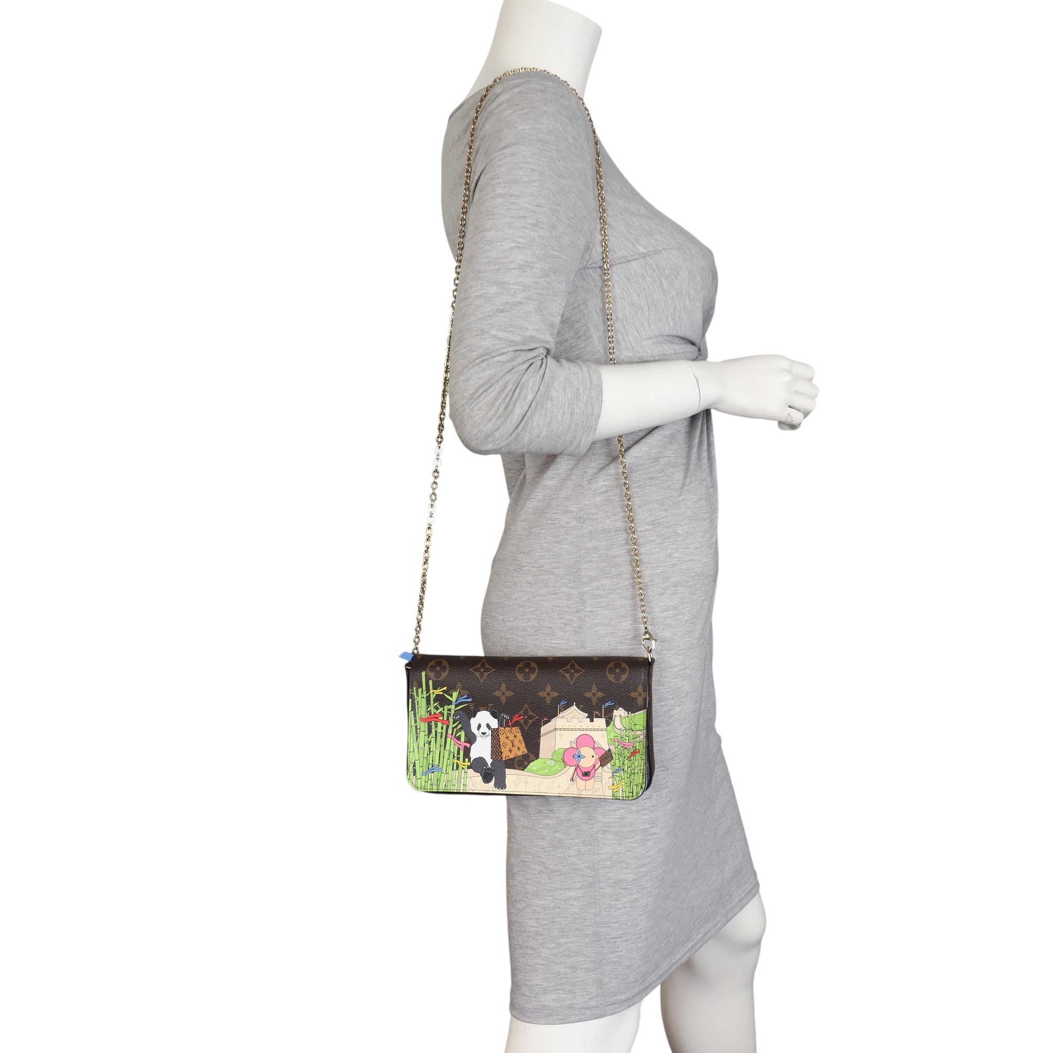 Louis Vuitton Felicie Pochette Monogram Vivienne 2021 Print