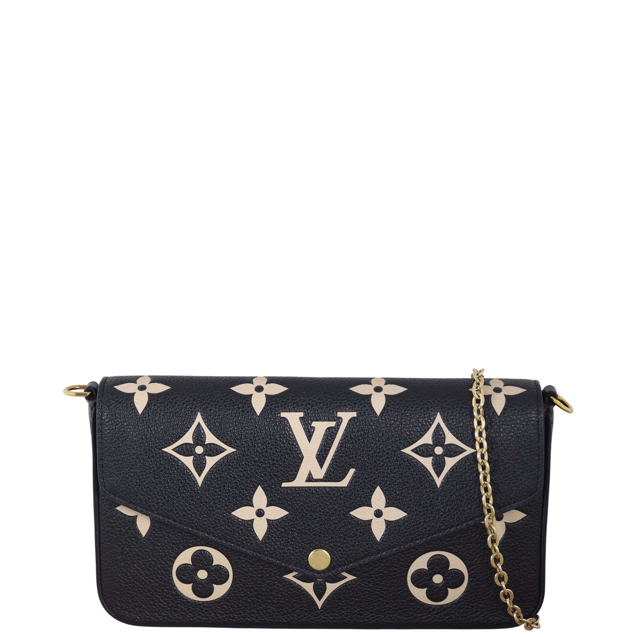 Louis Vuitton Pochette Felicie Monogram Empreinte Giant Bicolour
