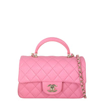 Chanel Classic Flap Mini Rectangular Top Handle Lambskin