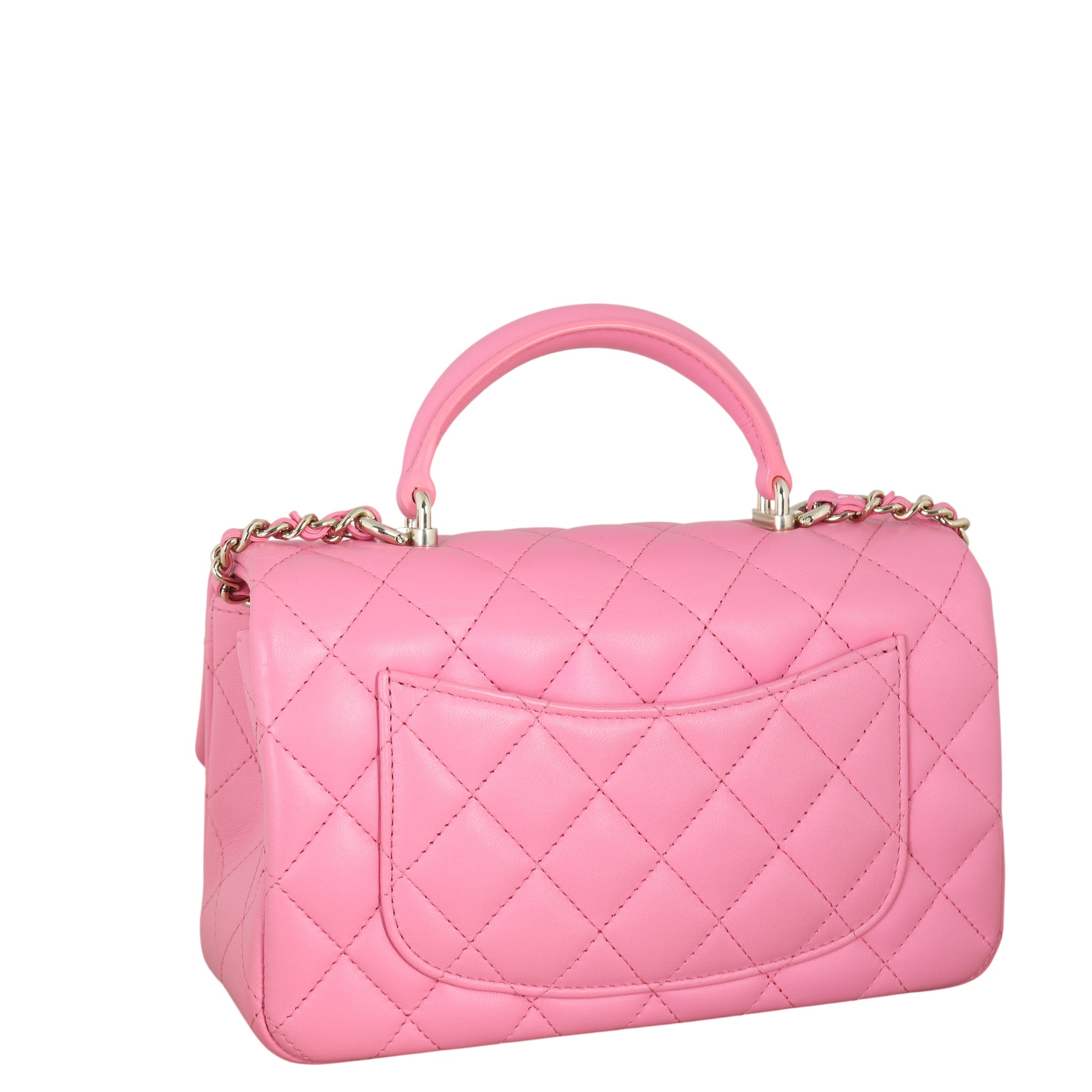 Chanel Classic Flap Mini Rectangular Top Handle Lambskin