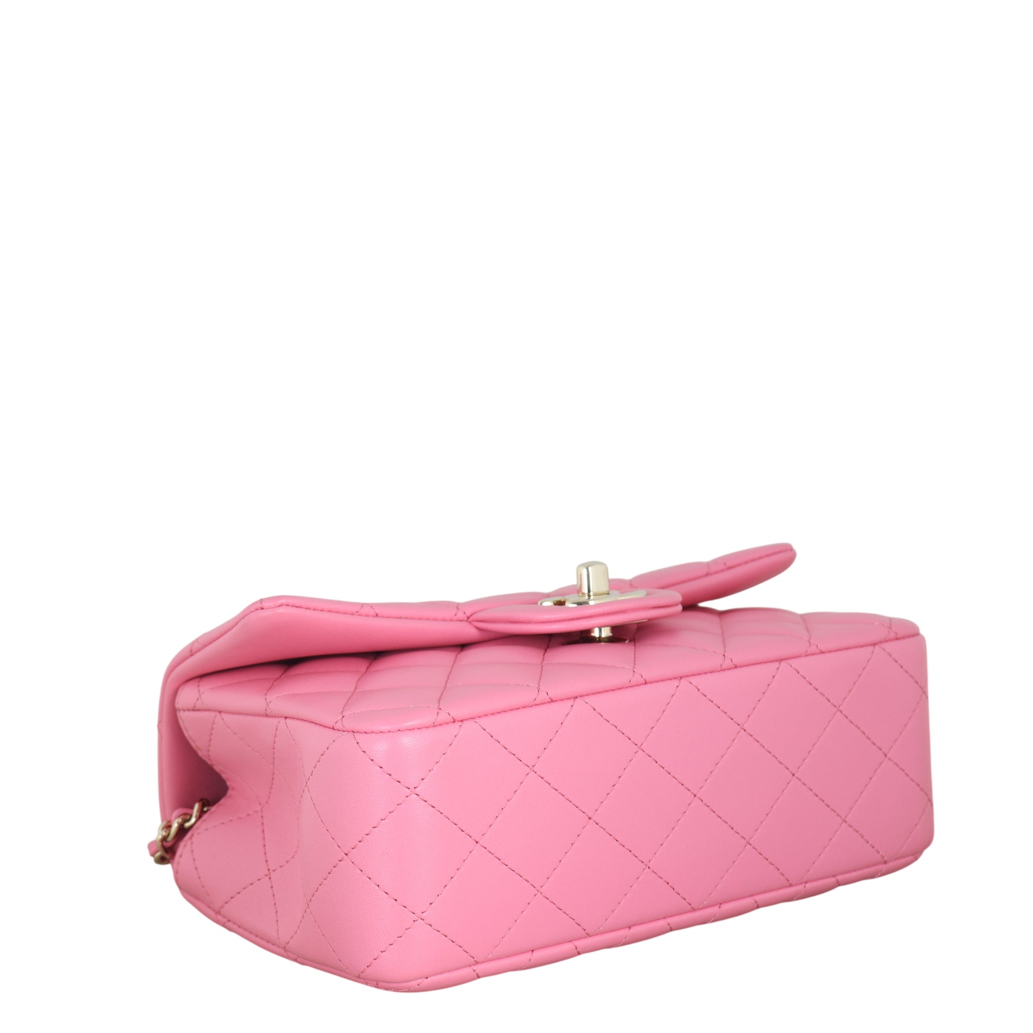 Chanel Classic Flap Mini Rectangular Top Handle Lambskin