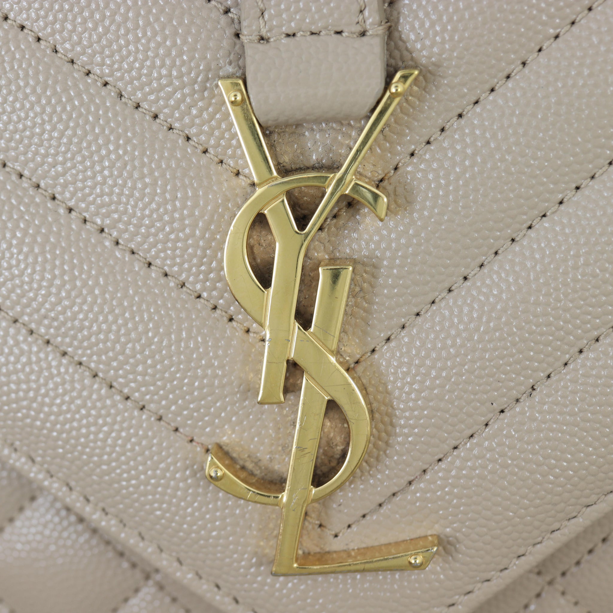 Saint Laurent Monogram Mix Matelasse Envelope Chain Bag Medium