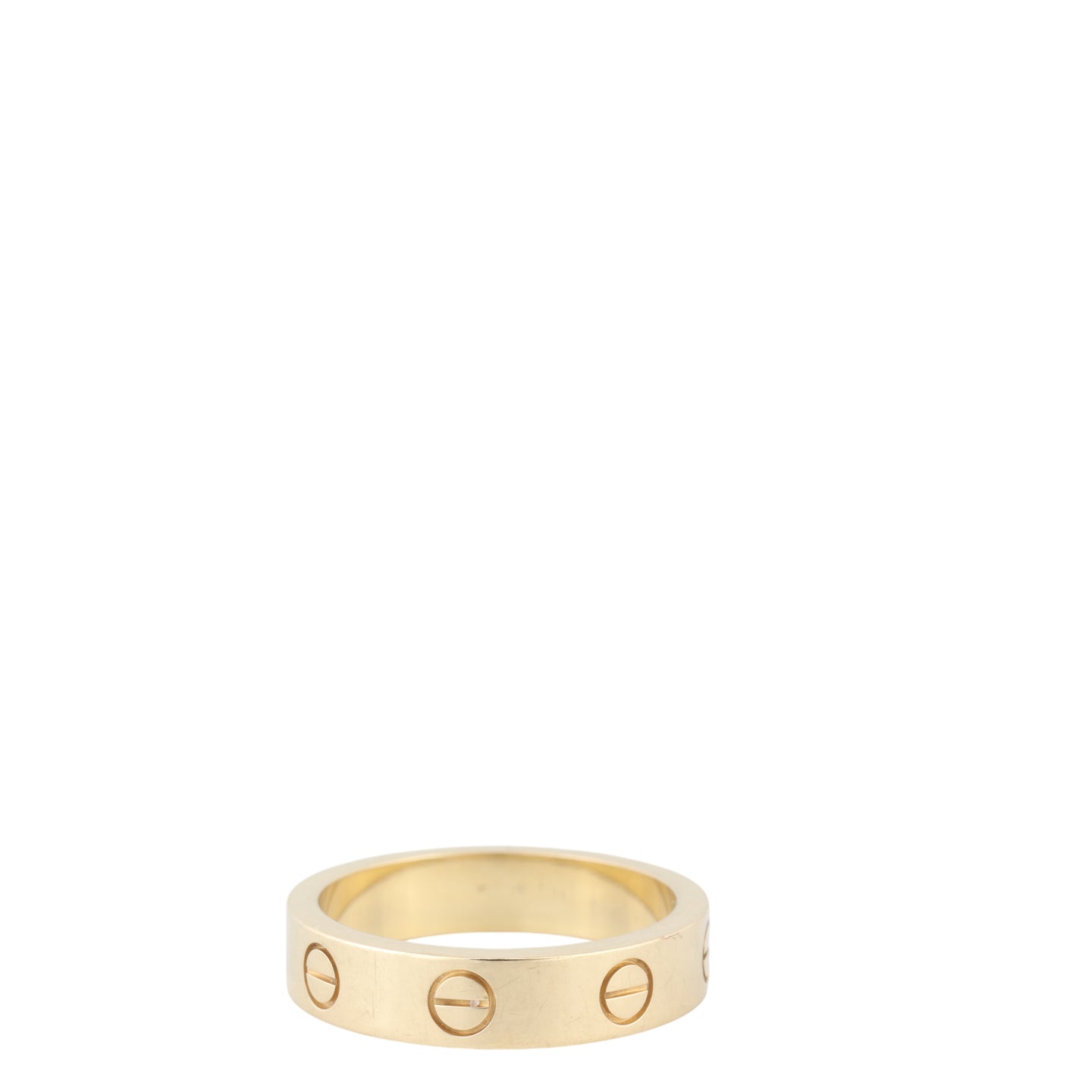 Cartier Love Ring Small 18k Yellow Gold 1 Diamond