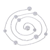 Chanel Les Infinis de Camelia Diamond 18k White Gold Transformable Necklace