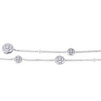 Chanel Les Infinis de Camelia Diamond 18k White Gold Transformable Necklace