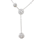 Chanel Les Infinis de Camelia Diamond 18k White Gold Transformable Necklace