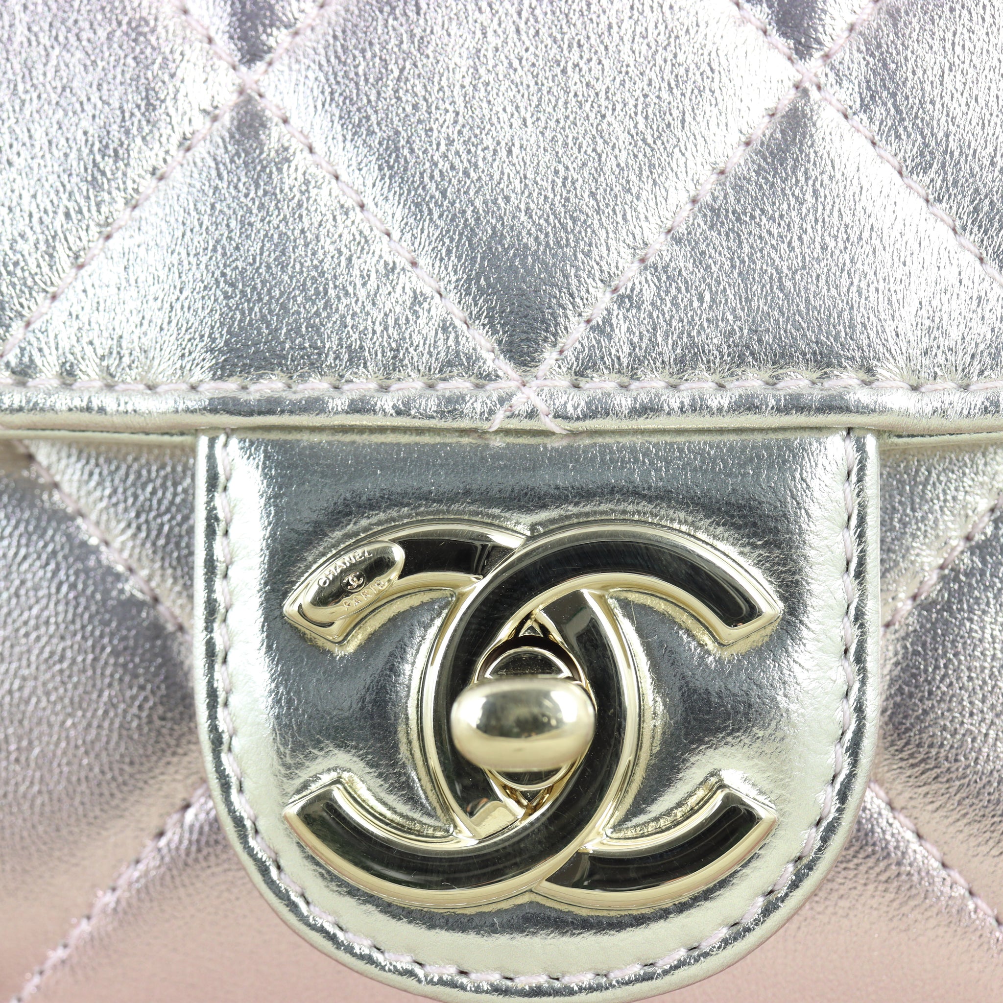 Chanel Like A Wallet Rainbow Metallic Flap Bag