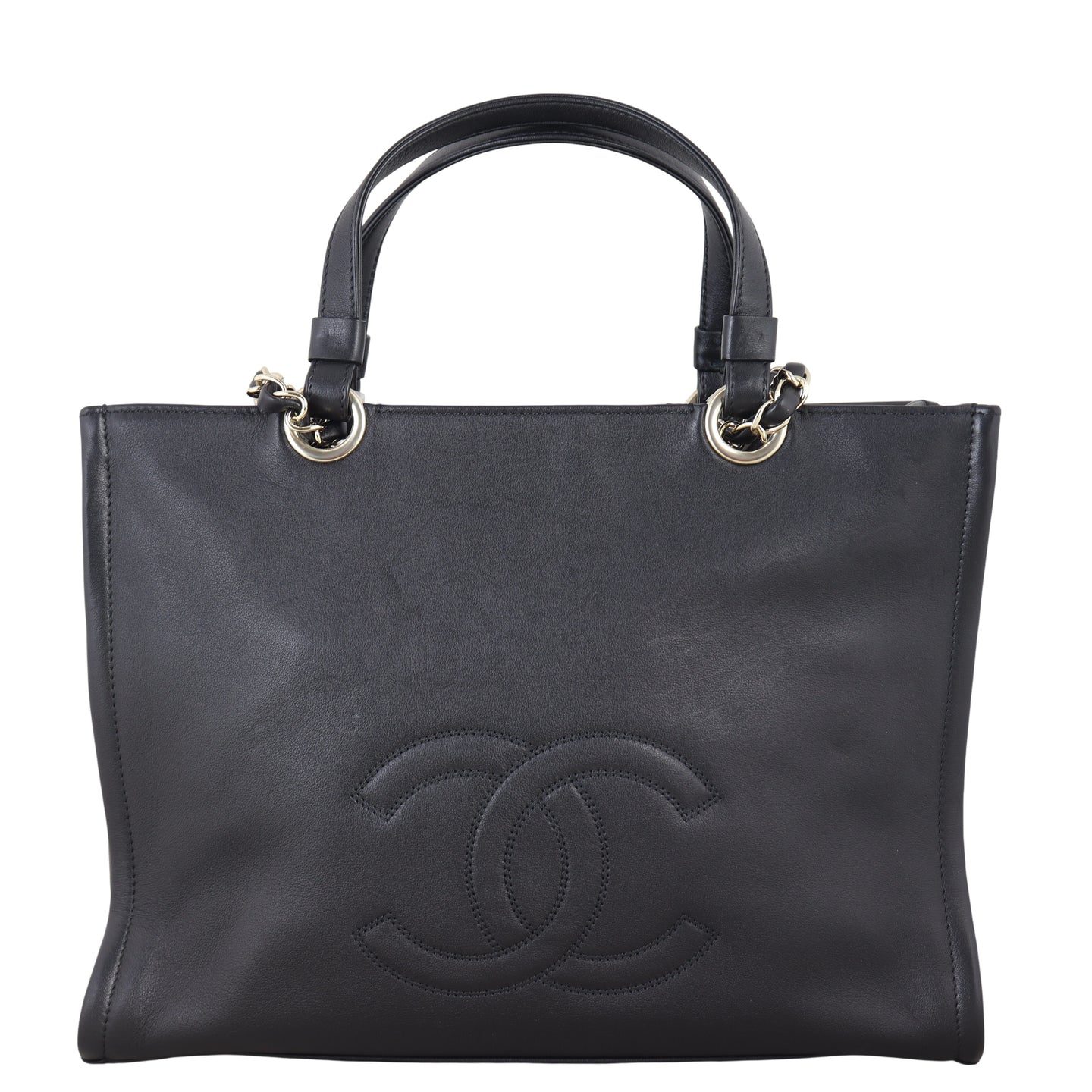 Chanel CC Zip Shopping Tote