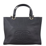 Chanel CC Zip Shopping Tote