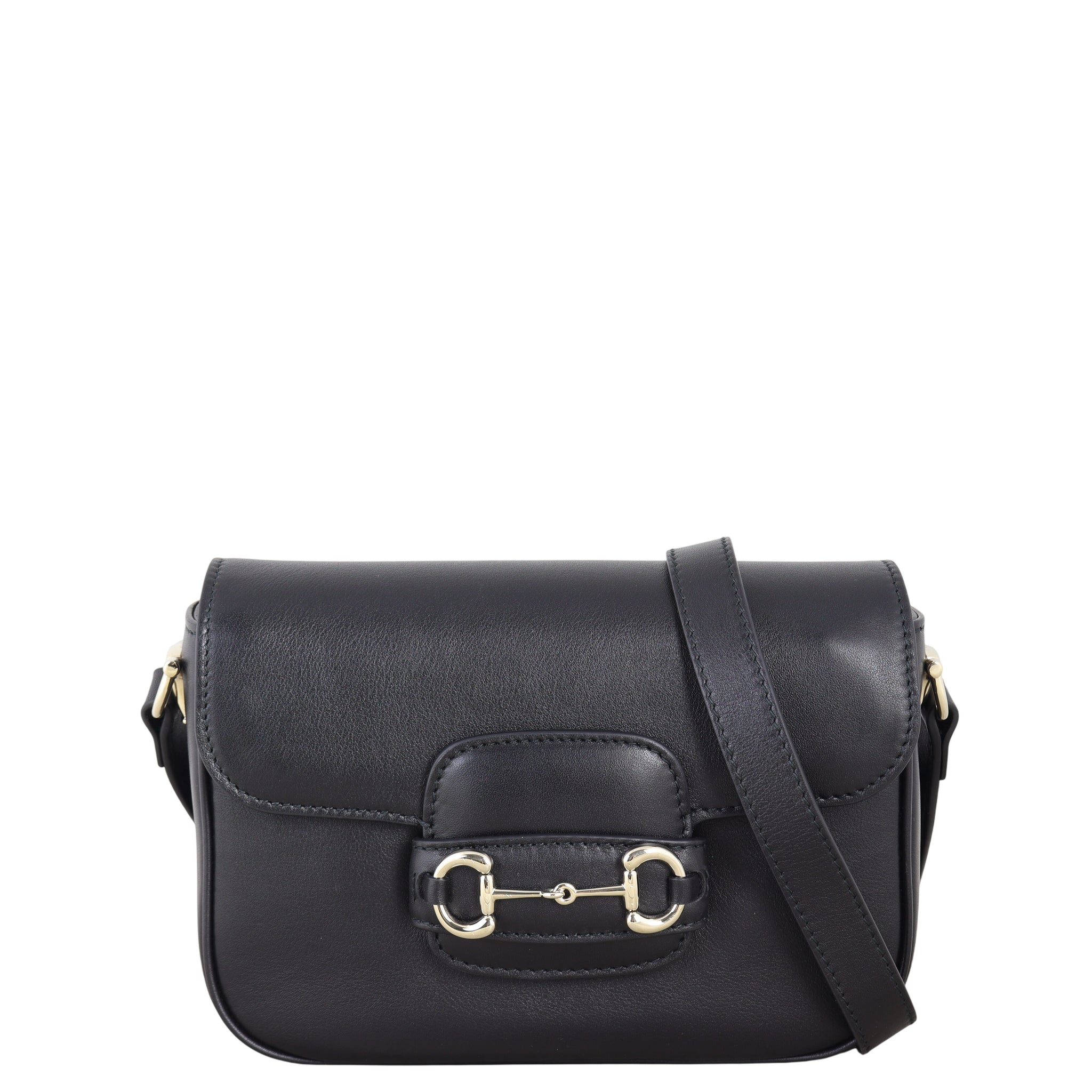 Gucci Leather Horsebit 1955 Shoulder Bag Small