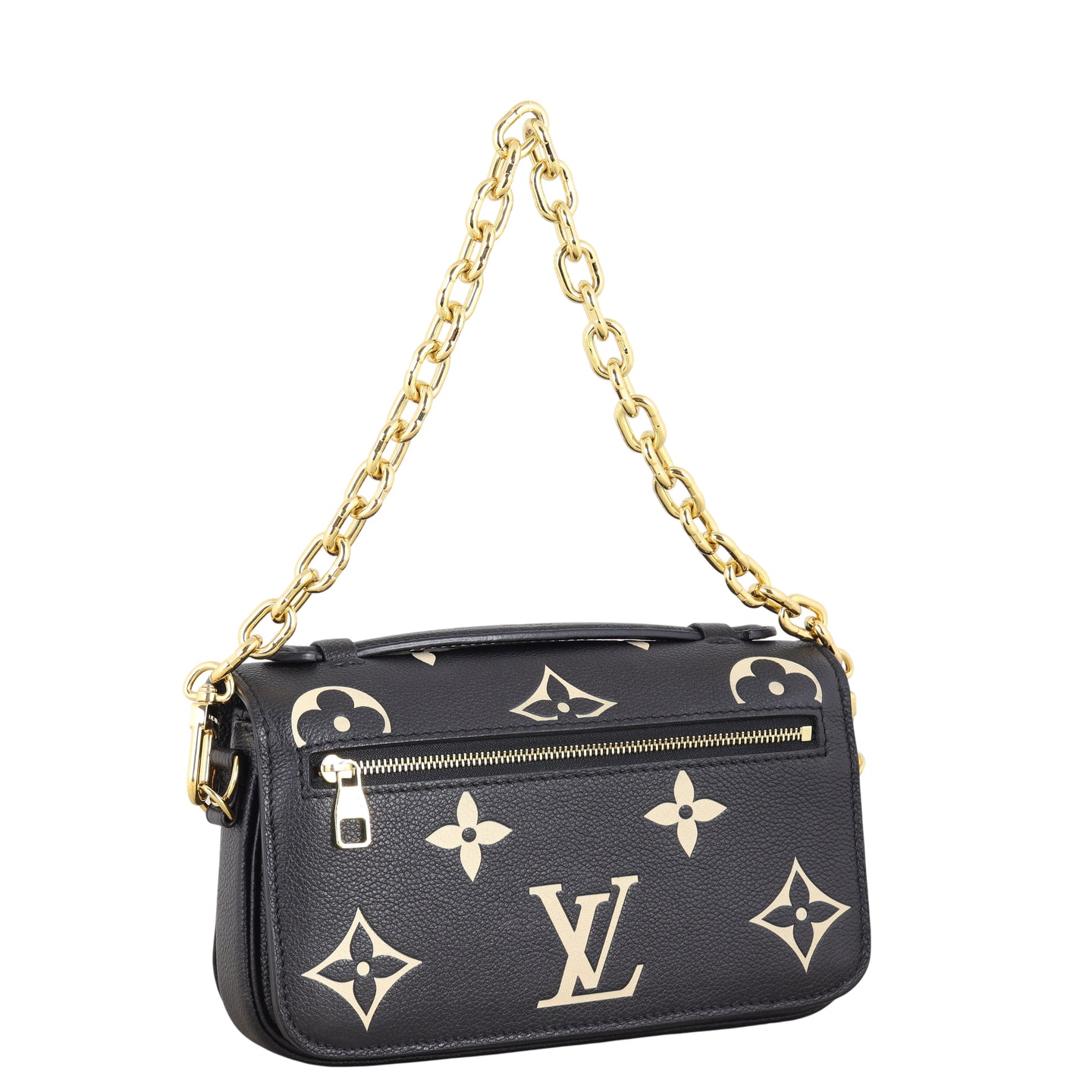 Louis Vuitton Pochette Metis East West Monogram Empreinte Bicolour