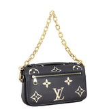 Louis Vuitton Pochette Metis East West Monogram Empreinte Bicolour