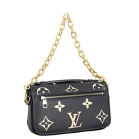 Louis Vuitton Pochette Metis East West Monogram Empreinte Bicolour