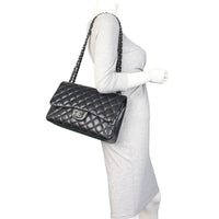 Chanel Classic Double Flap Jumbo Caviar